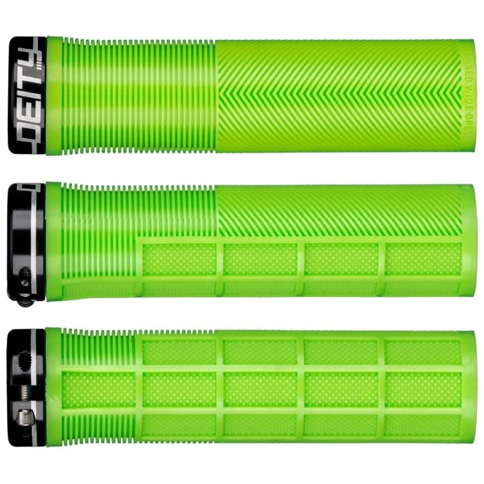 Deity Deity, Knuckleduster, Grips, 132mm, Green, Pair