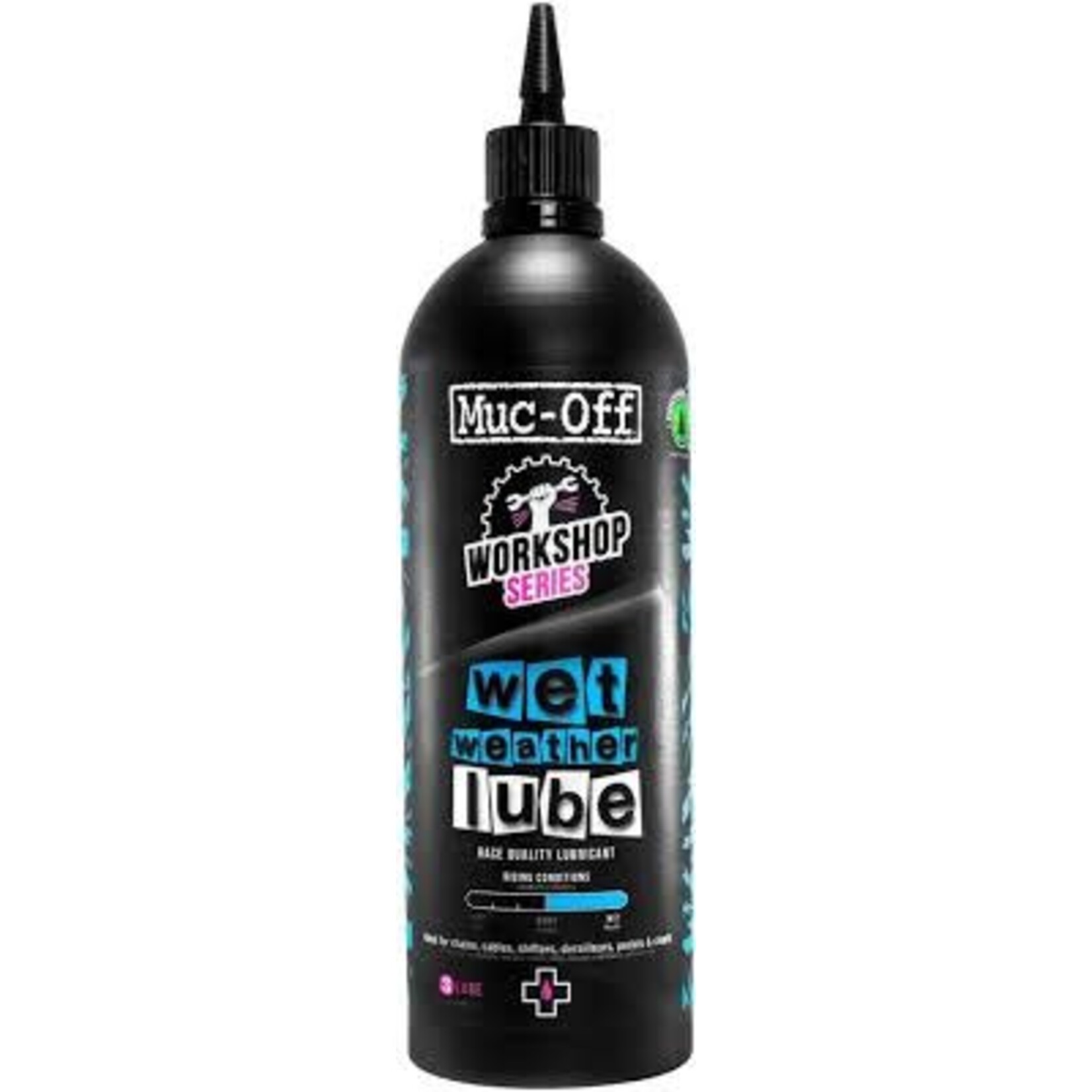 Muc-Off Muc-Off, Wet, Lubricant, 1L