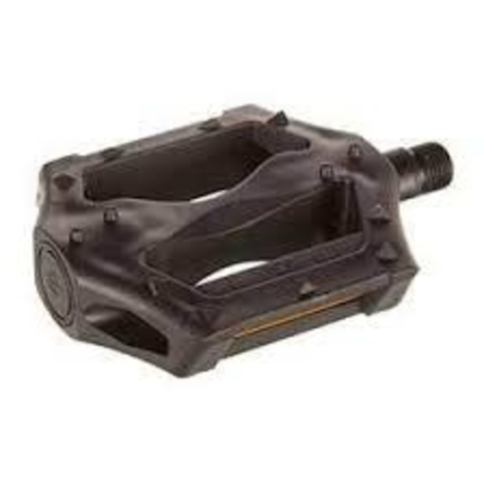 EVO EVO, Whirl, Platform Pedals, Body: Resin, Spindle: Steel, 1/2'', Black, Pair