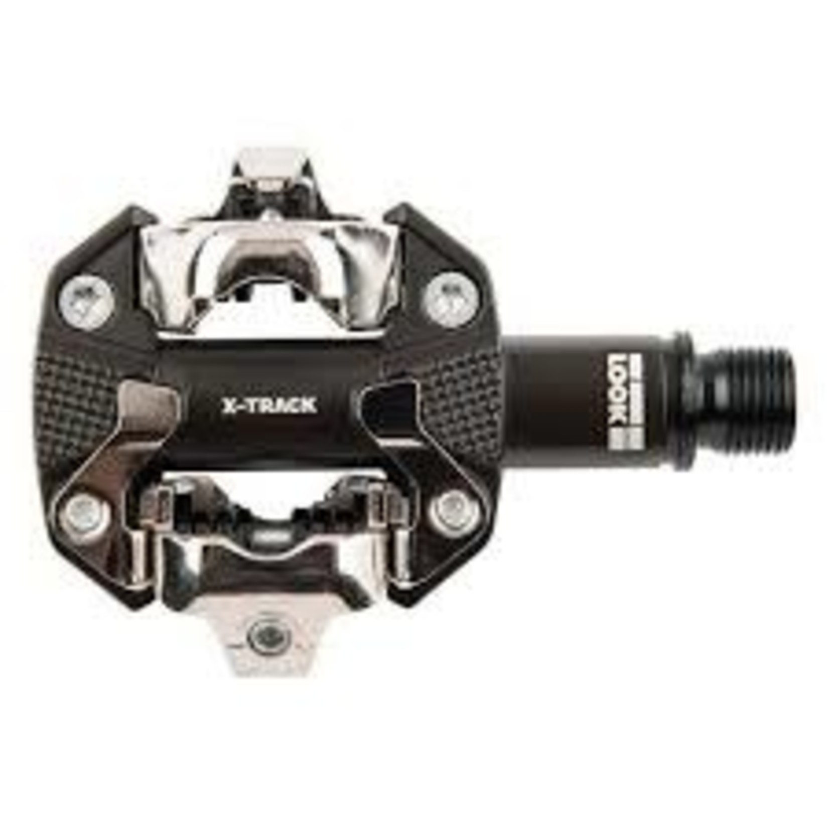 Look Look, X-Track, MTB Clipless Pedals, Aluminum body, Cr-Mo axle, 9/16'', Black