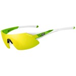 Tifosi Tifosi, Podium XC, Sunglasses, Frame: White/Green, Lenses: Clarion Yellow, AC Red, Clear