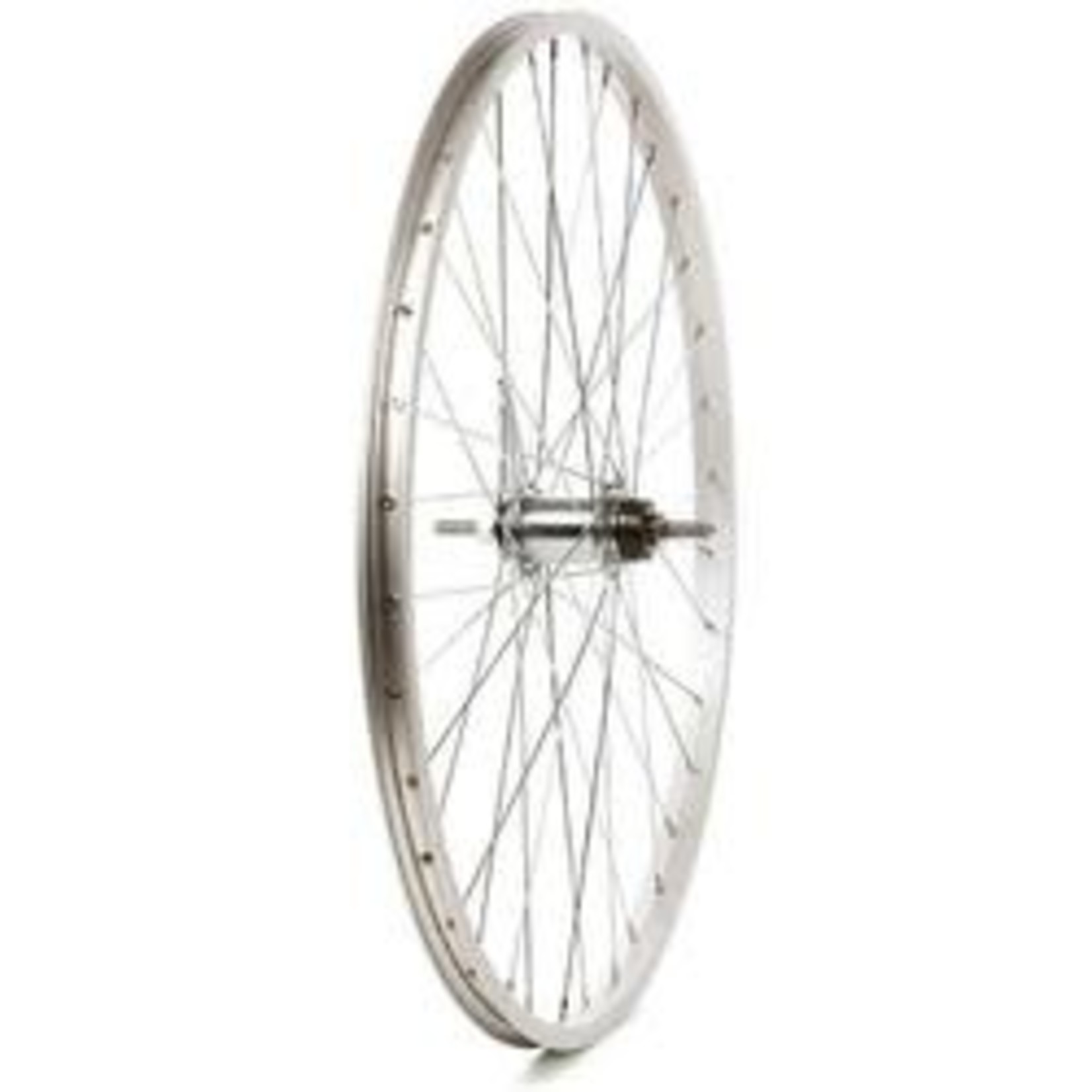 Wheel Shop Wheel Shop, Alex C1000 Silver/ Shimano CB-E110, Wheel, Rear, 26'' / 559, Holes: 36, Bolt-on, 110mm, Coaster, Coaster