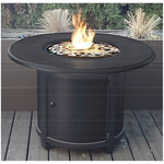 CARBON COLLECTION CARBON COLLECTION - Round Aluminum Fire Table