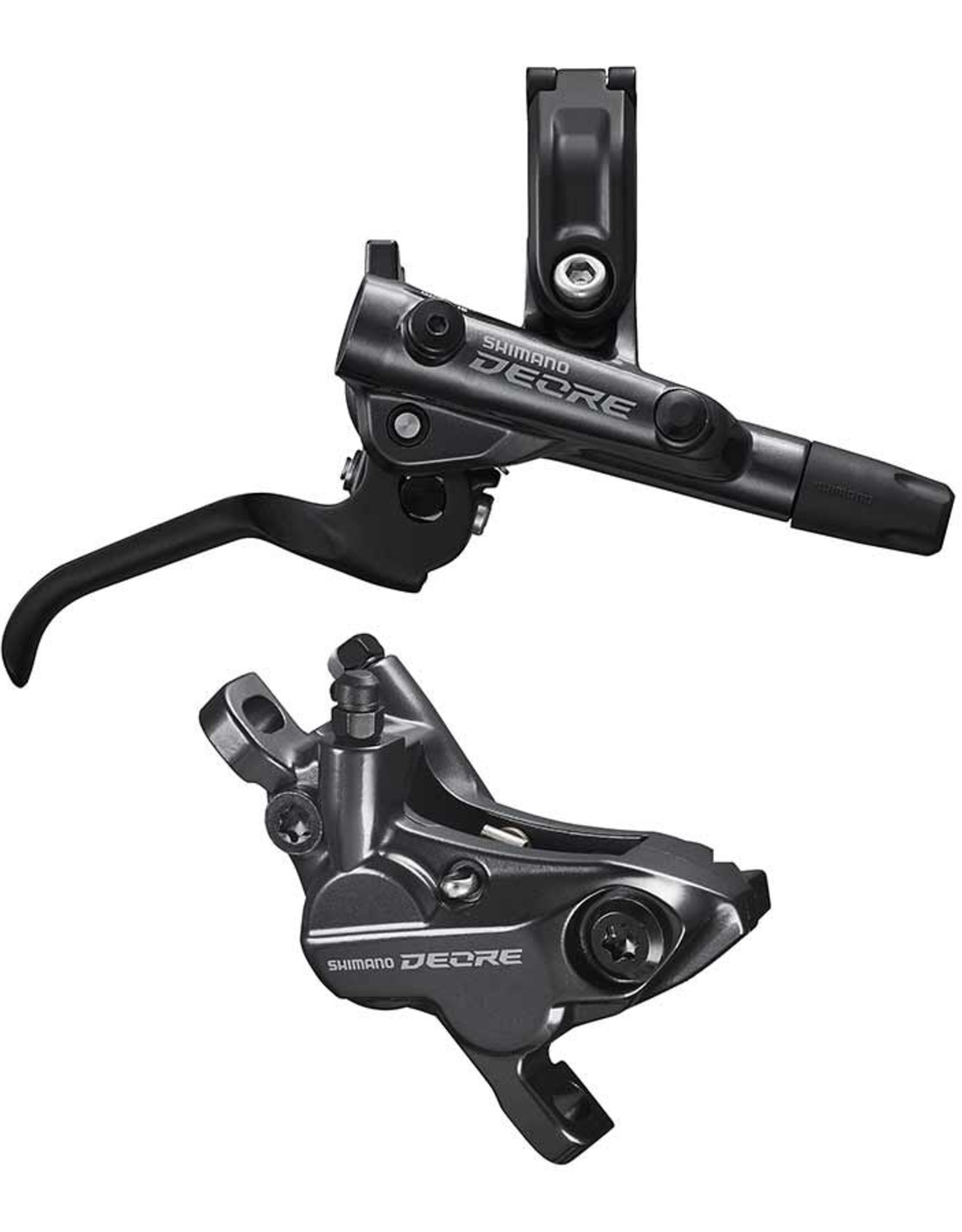 Shimano Shimano, Deore BL-M4100 / BR-MT410, MTB Hydraulic Disc Brake, Rear, Post mount, Disc: Not included, Black