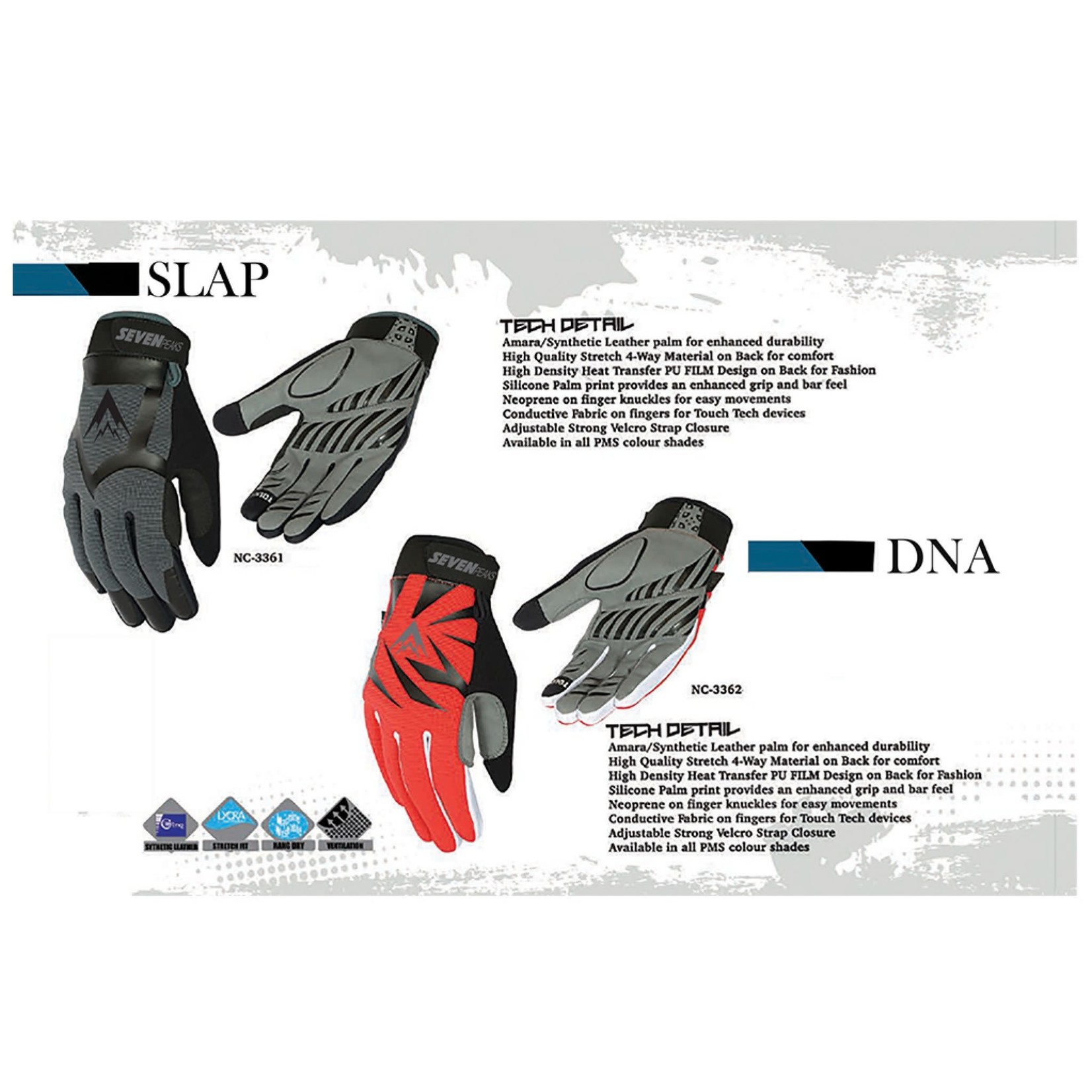 SEVEN PEAKS SEVEN PEAKS - GLOVES - SLAP - S
