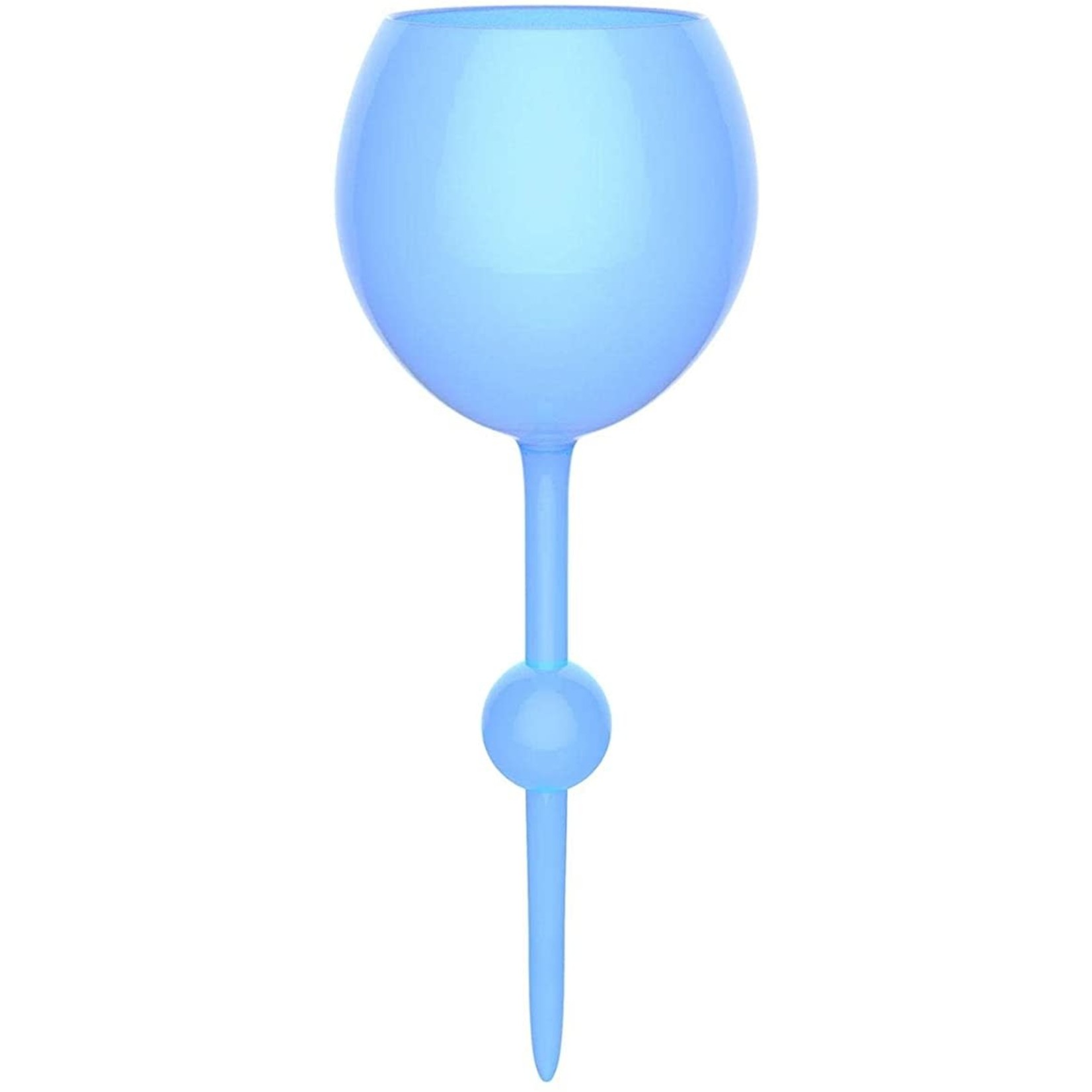 THE BEACH GLASS BEACH GLASS - FLOATING WINE GLASS - BLUE - 2 PACK