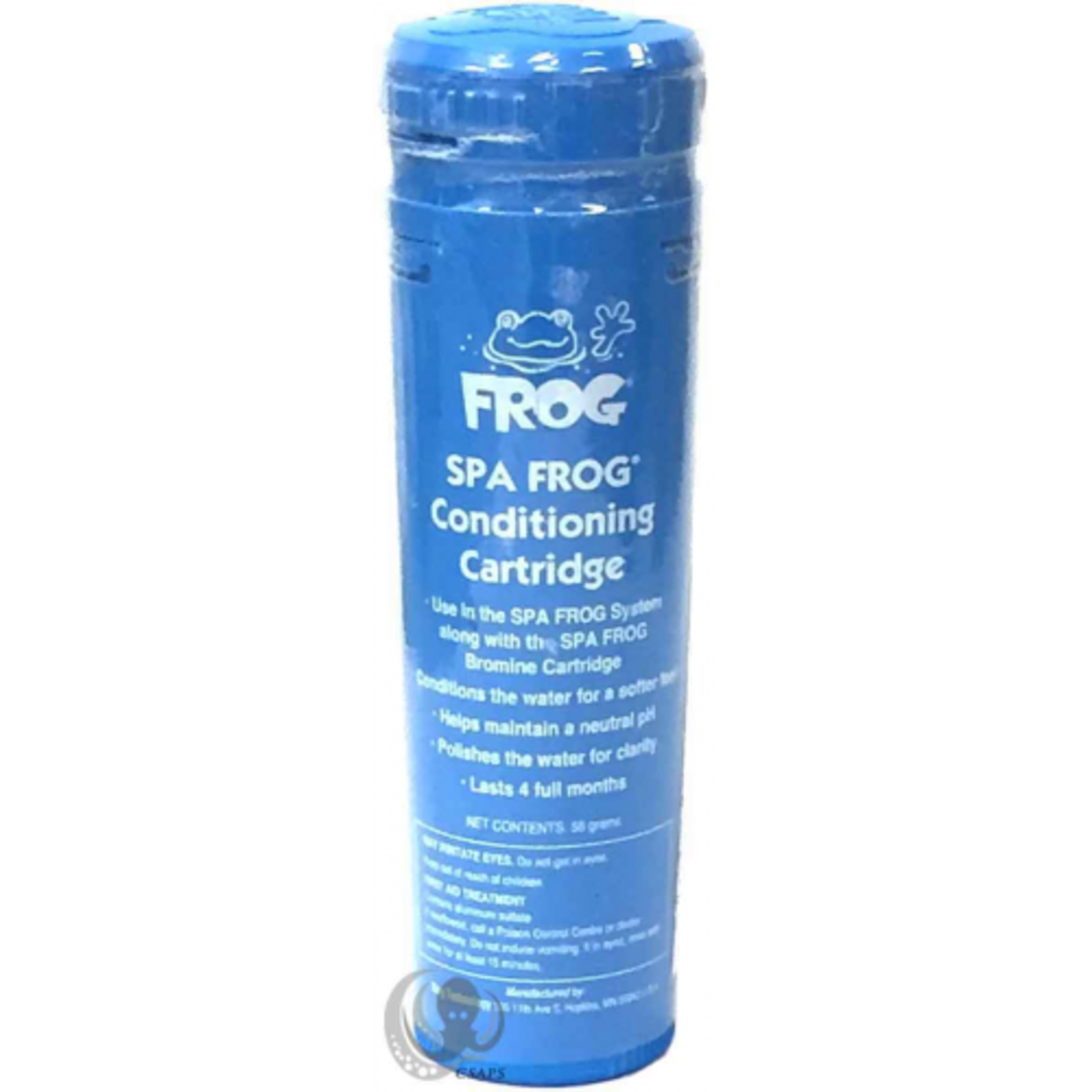 SPA FROG Spa Frog Conditioning Cartridge :Use in the spa frog system along with the spa frog bromine cartridge. -Conditions the water for a softer feel -Helps maintain a neutral pH -Polishes the water for clar