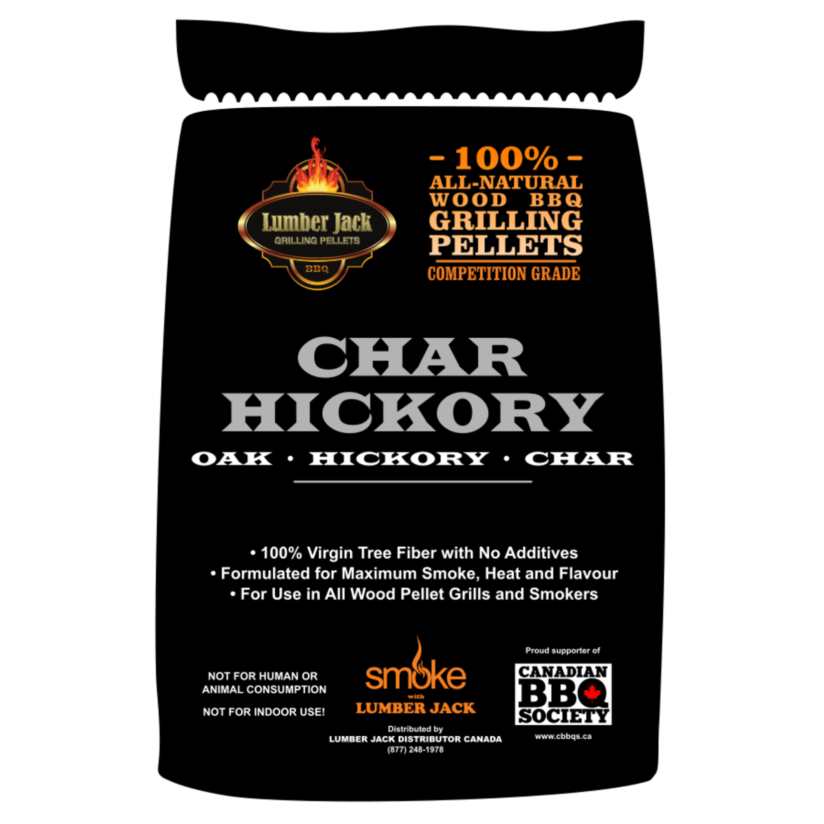 LUMBER JACK LUMBER JACK PELLETS 20 LB - CHAR HICKORY BLEND