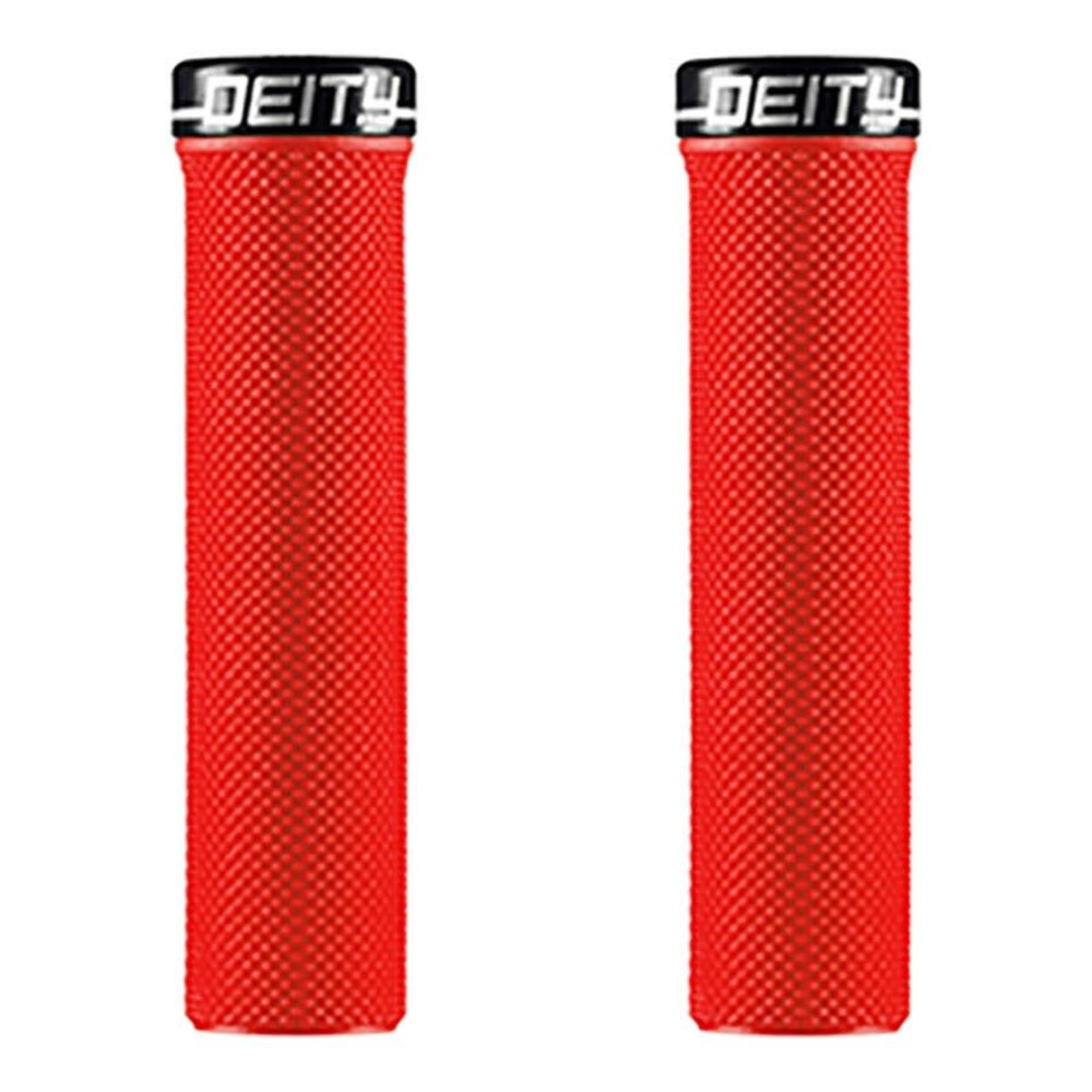Deity Deity, Slimfit, Grips, 132mm, Red, Pair