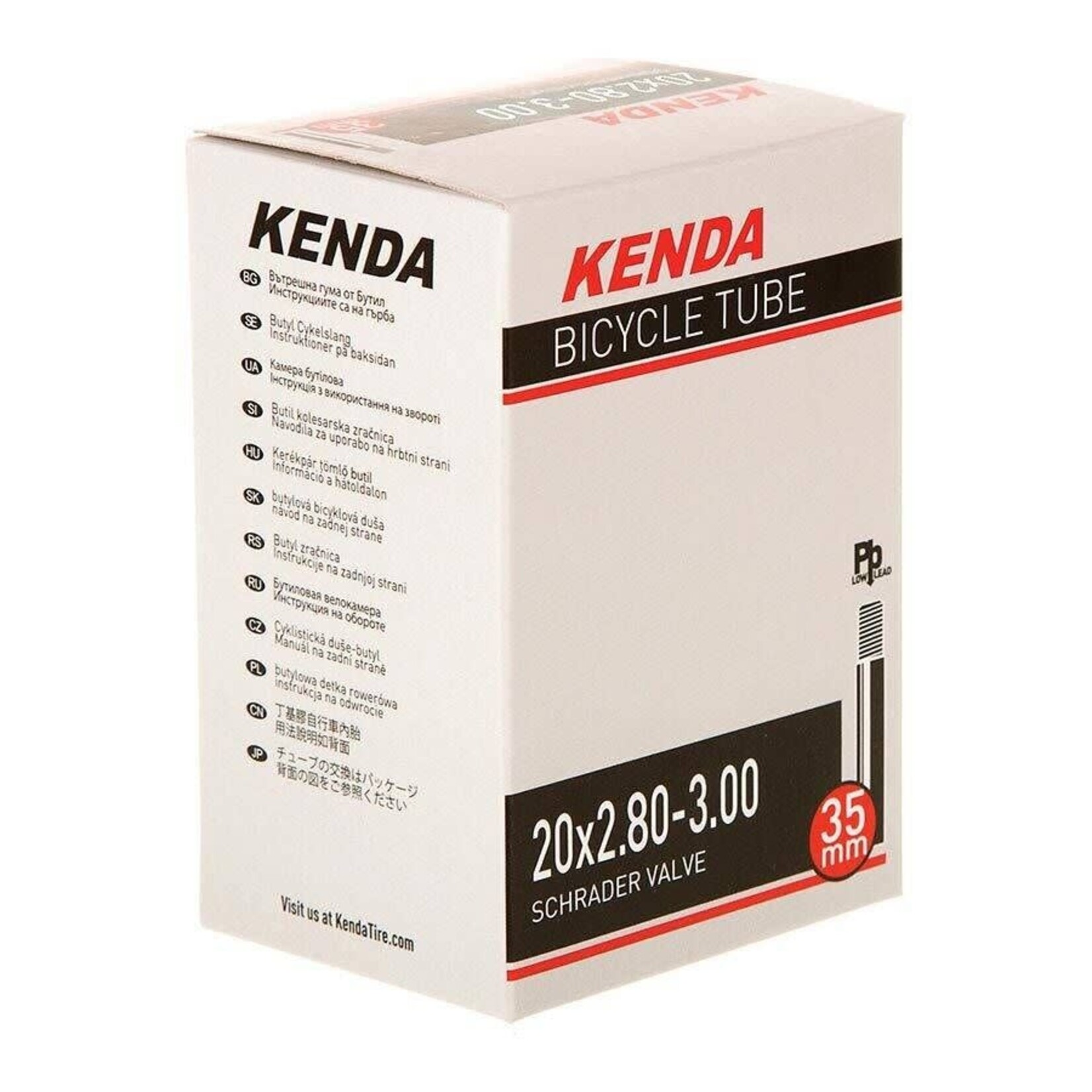 Kenda Kenda, Schrader, Tube, Schrader, Length: 35mm, 20'', 2.80-3.00