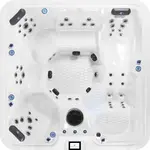 STRONG SPAS SUMMIT SERIES / SL60 - and comes with --> ( Dura-shield hard cover, Dura-base, water columns LED lights, exterior cabinet led's led cup holders, spatouch full color touch screen, ozonato