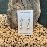 Bering Sea Designs Woolly Mammoth Ivory Infinity Earrings
