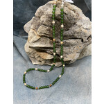 Jade & Woolly Mammoth Ivory Beaded Necklace