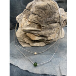 8mm Jade Bead Double Strand Necklace