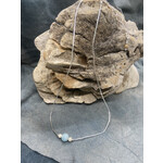 8mm Larimar Bead Single Strand Necklace
