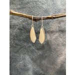 Fossilized Walrus Ivory Earrings