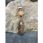 Mammoth Tooth & Fossil Walrus Ivory Pendant