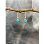Turquoise Bell Dangle Earrings