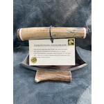 Fossilized Pacific Walrus Rib Bone and Mammoth Tooth Ulu