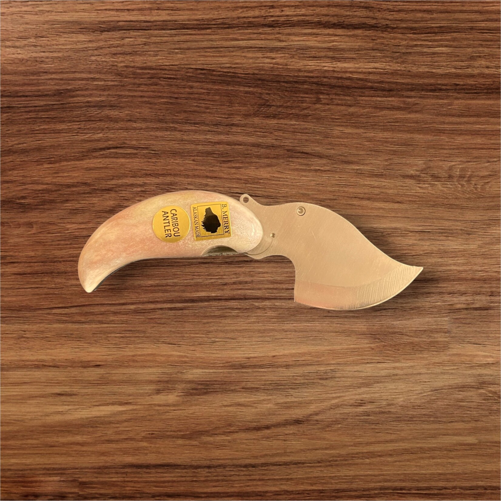 Bob Merry Pocket Ulu Caribou Antler