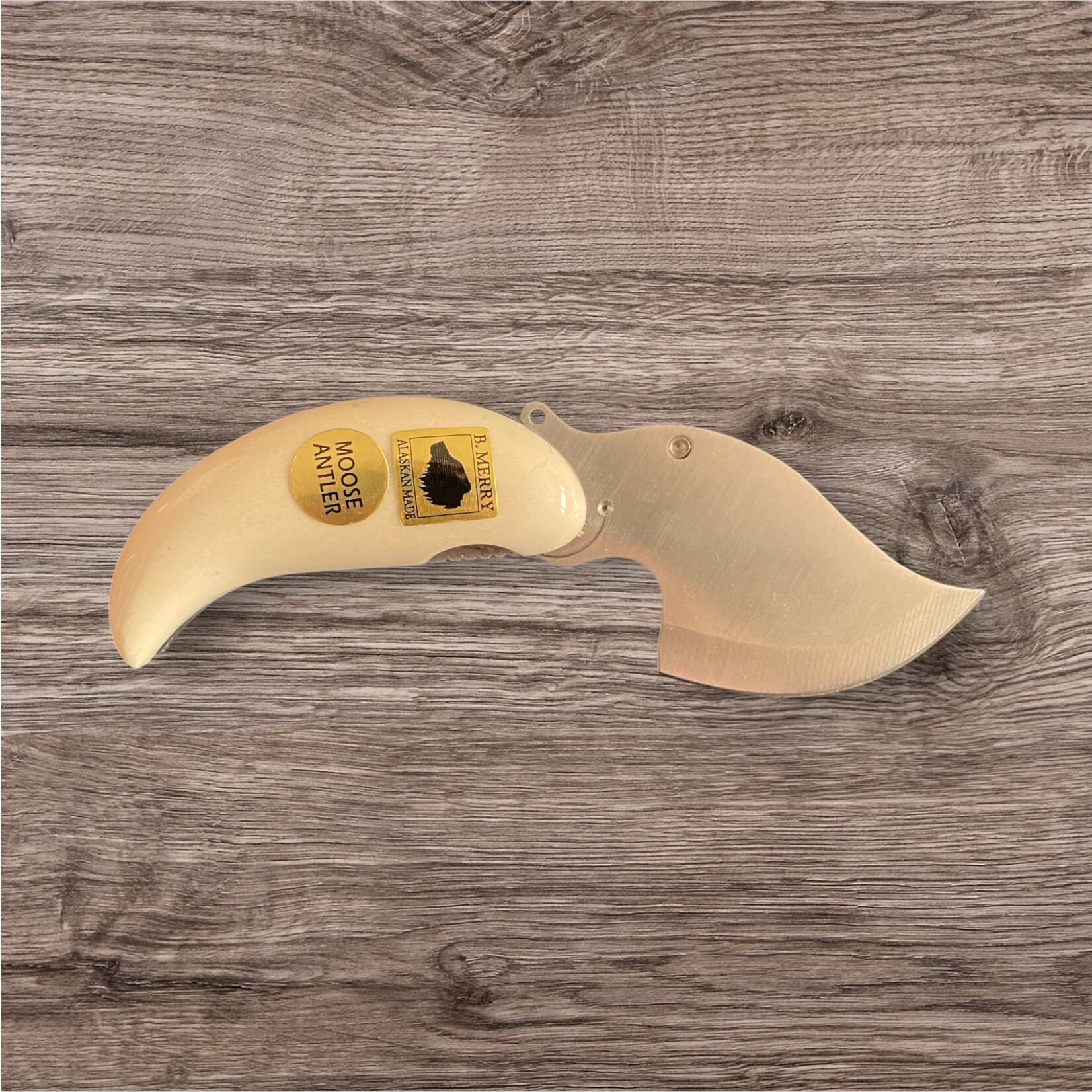Bob Merry Pocket Ulu Moose Antler