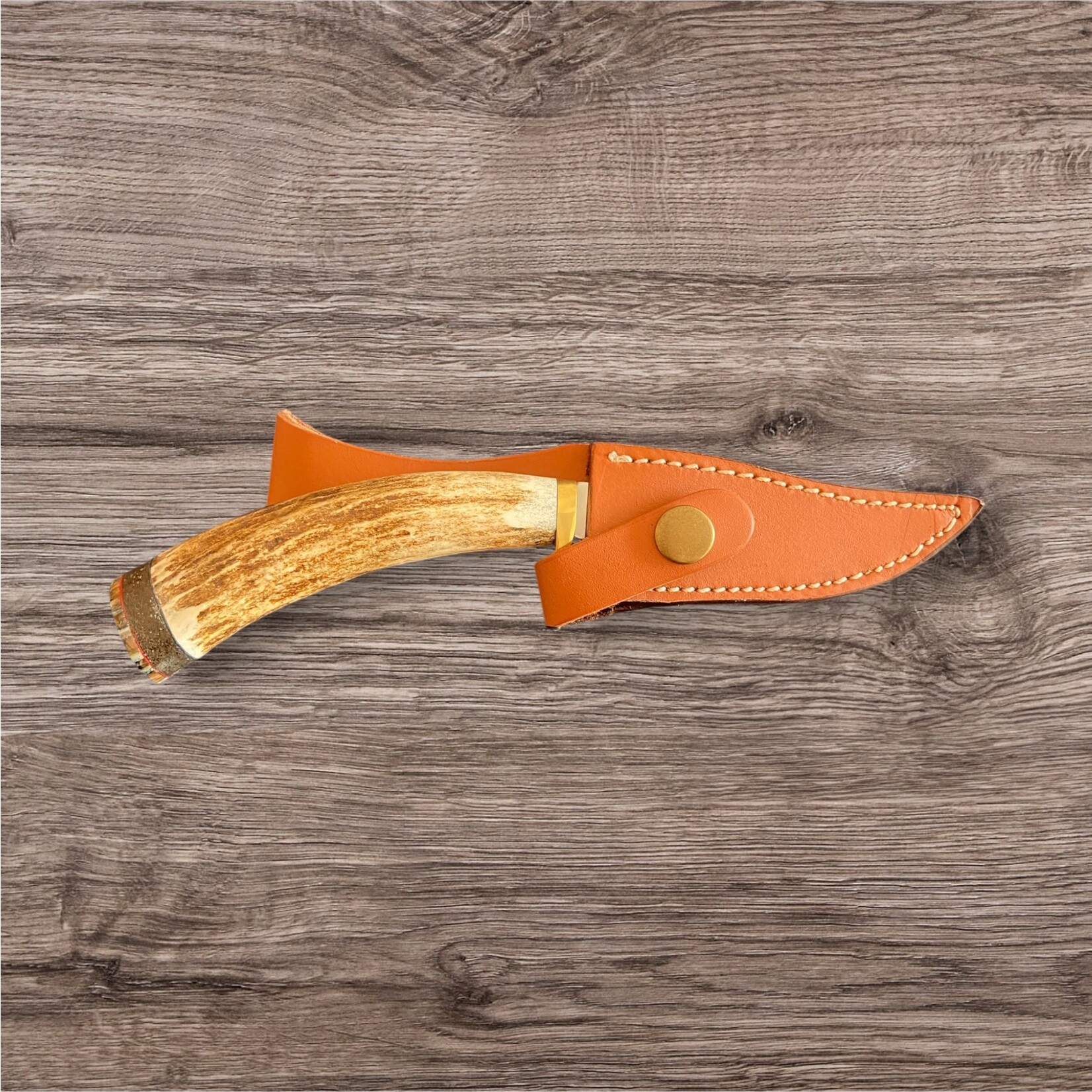 Bob Merry Moose Antler & Mammoth Tooth Clip Point 2