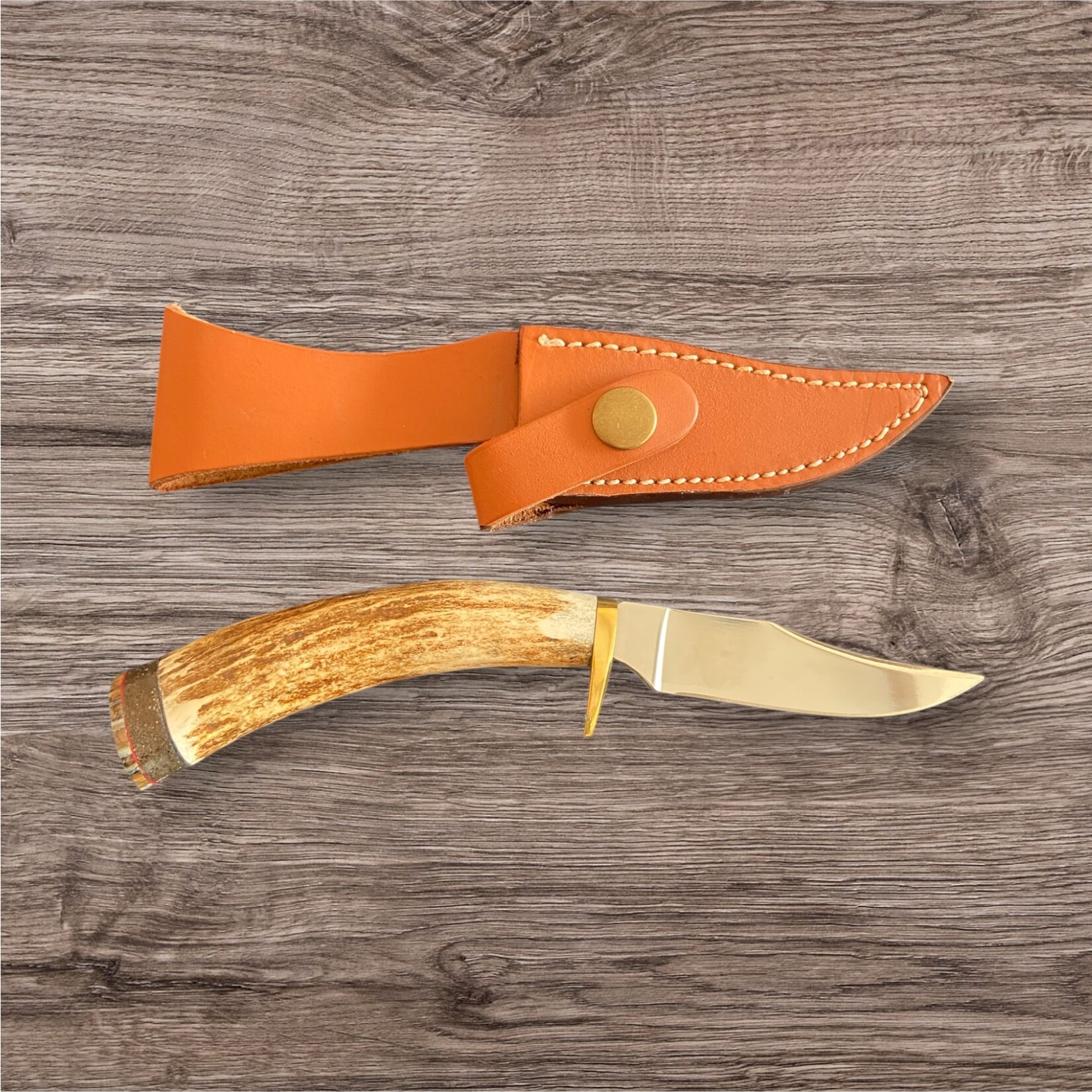 Bob Merry Moose Antler & Mammoth Tooth Clip Point 2