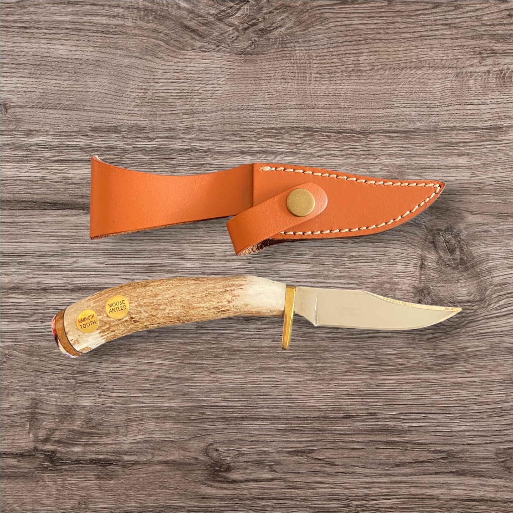 Bob Merry Moose Antler & Mammoth Tooth Clip Point 3
