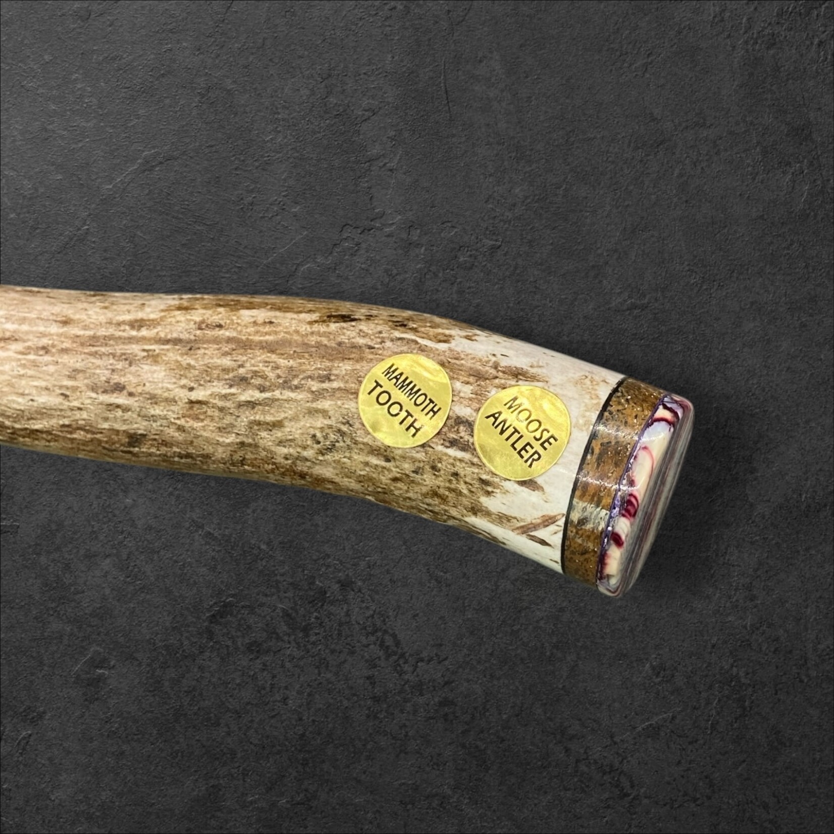 Bob Merry Moose Antler & Mammoth Tooth Clip Point 3