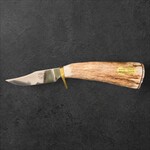 Bob Merry Moose Antler & Mammoth Tooth Clip Point 4
