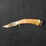 Bob Merry Moose Antler & Mammoth Tooth Clip Point 2