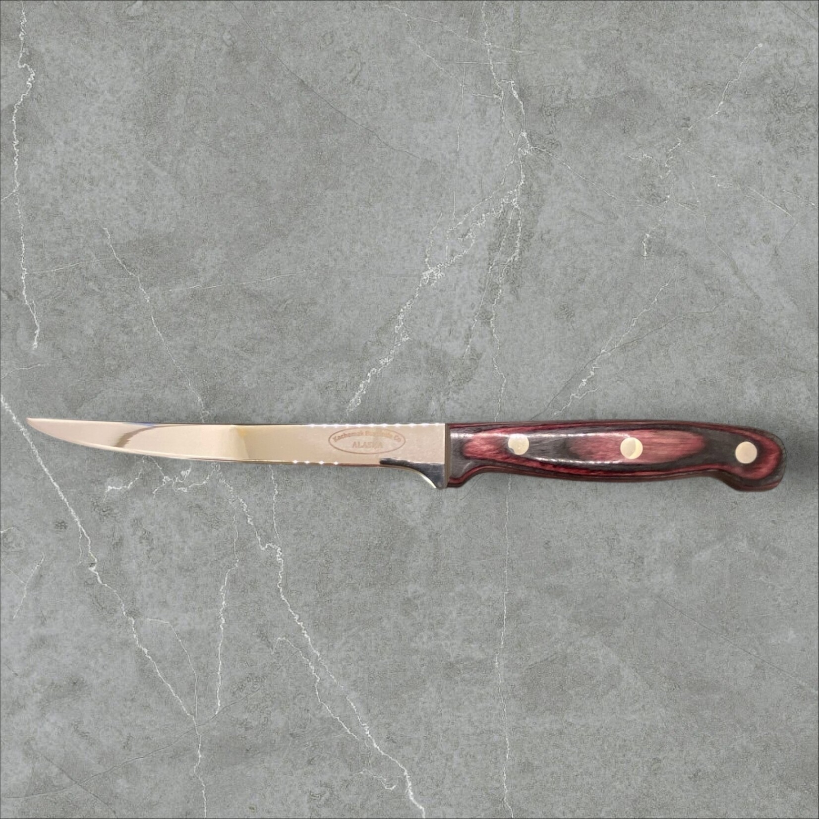Kachemak Bay Knife Co. Kachemak Bay Knife Co. Fillet: Maroon & Black
