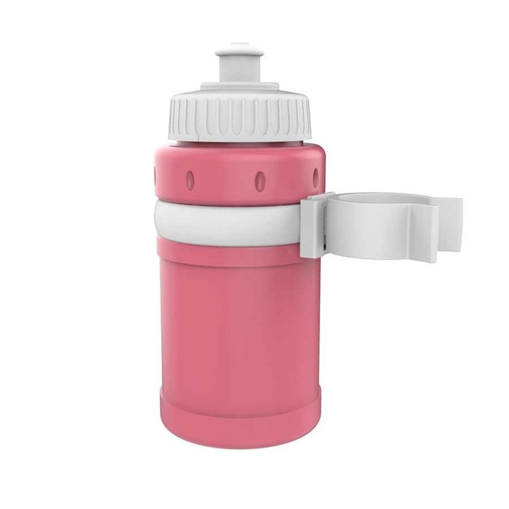 EVO EVO, Kidster Bottle combo, Bottle and bottle cage kit, Pink/White
