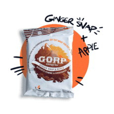 GORP Energy Bar Ginger Snap & Apple