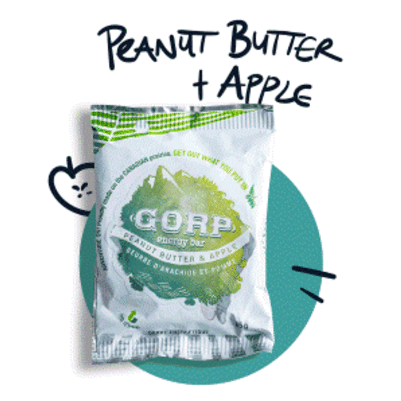 GORP Peanut Butter & Apple Energy Bar