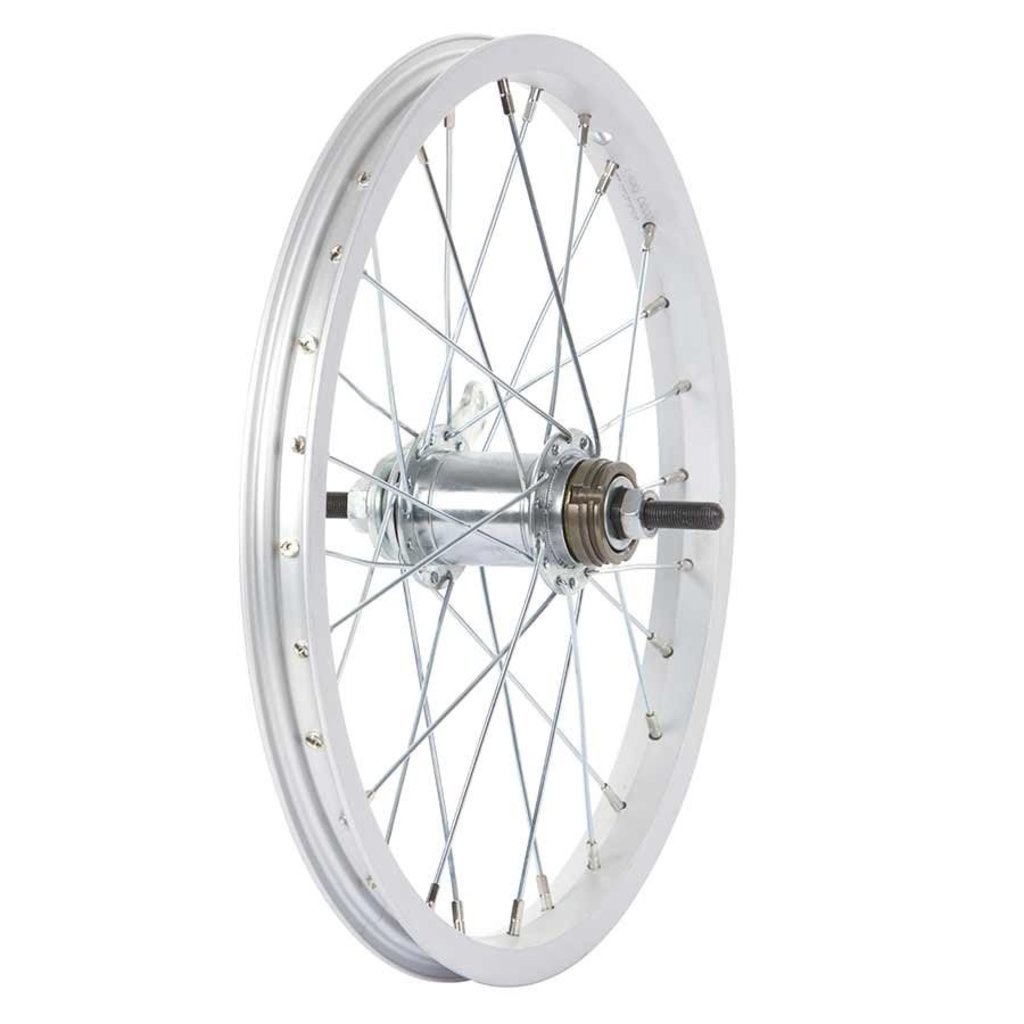 Wheel Shop Wheel Shop, Rear 16'' Wheel Alex Coaster Silver Nutted axle