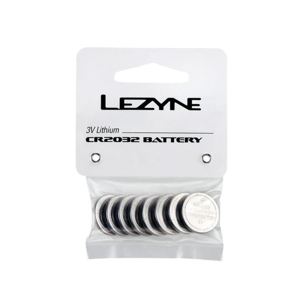 LEZYNE Lezyne, Lights Battery CR2032  Battery, 8 units