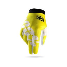 100% 100% iTrack Glove Neon Yellow MD