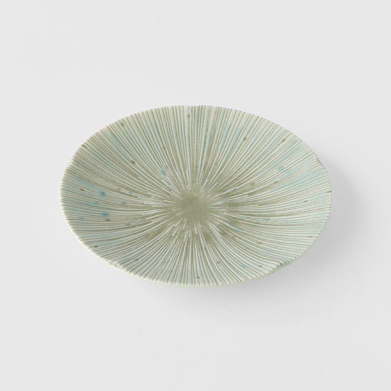 ICE GREEN SMALL PLATE 13D 2H C2684