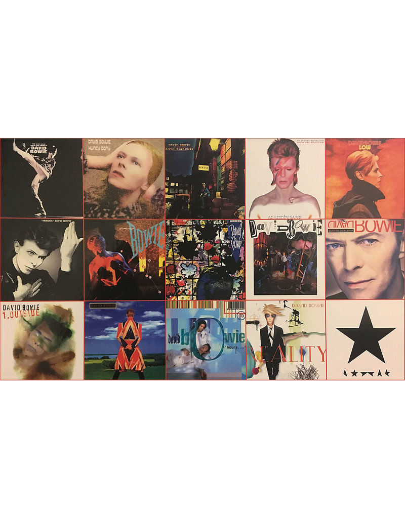David Bowie Albums Jigsaw Puzzle Stage Nine Entertainment Store