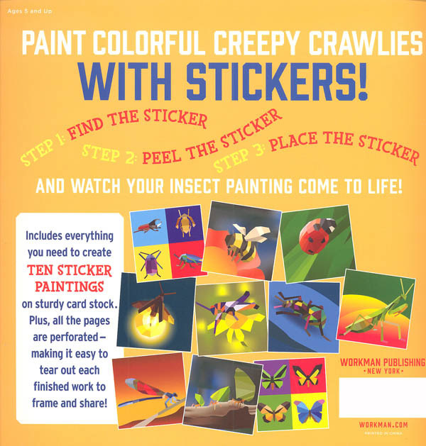 PAINT BY STICKER KIDS BUGS Stage Nine Entertainment Store