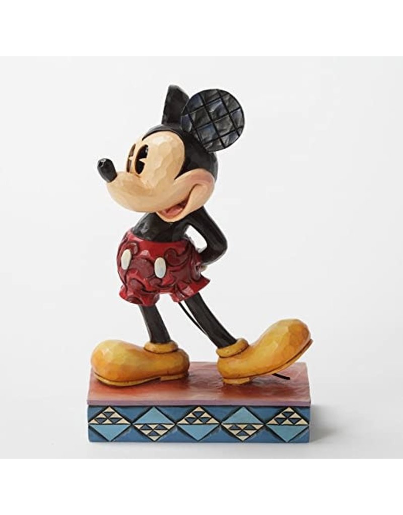 mickey painting walt disney figurine