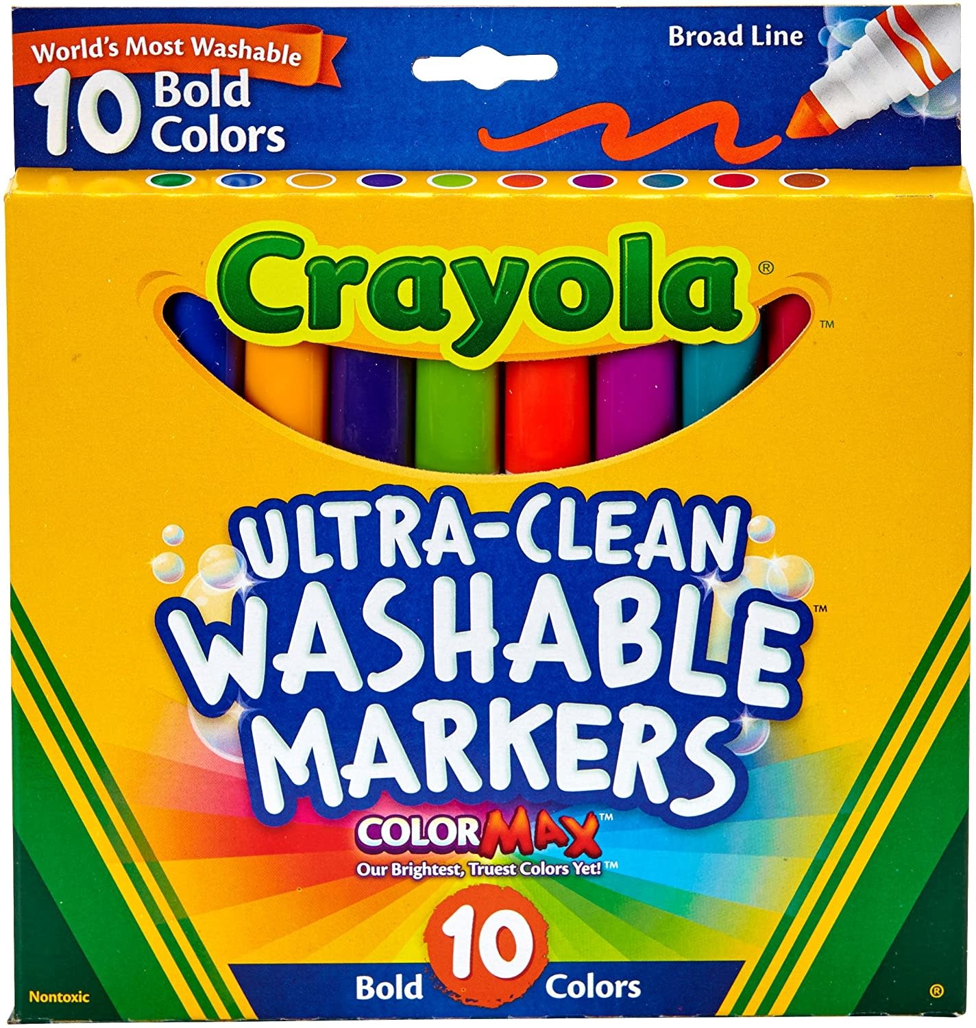Crayola Bold Markers 10pk Stage Nine Entertainment Store