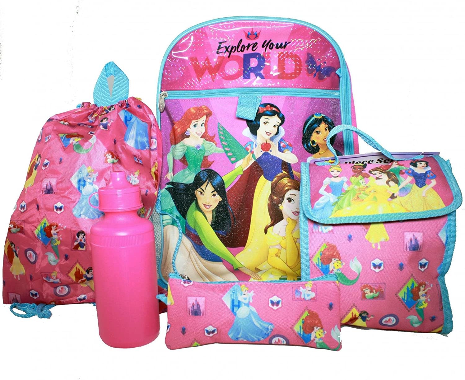 DISNEY PRINCESS 5PIECE BACKPACK Stage Nine Entertainment Store