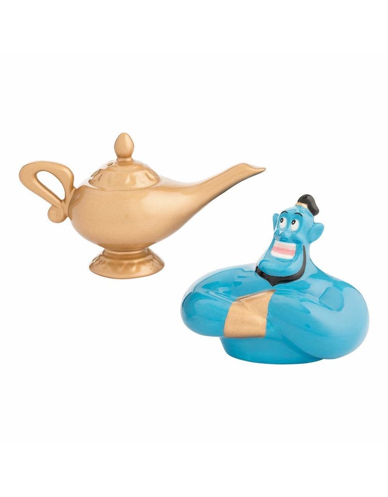 Aladdin Genie and Lamp Sculpted Ceramic Salt & Pepper Set Stage Nine Entertainment Store