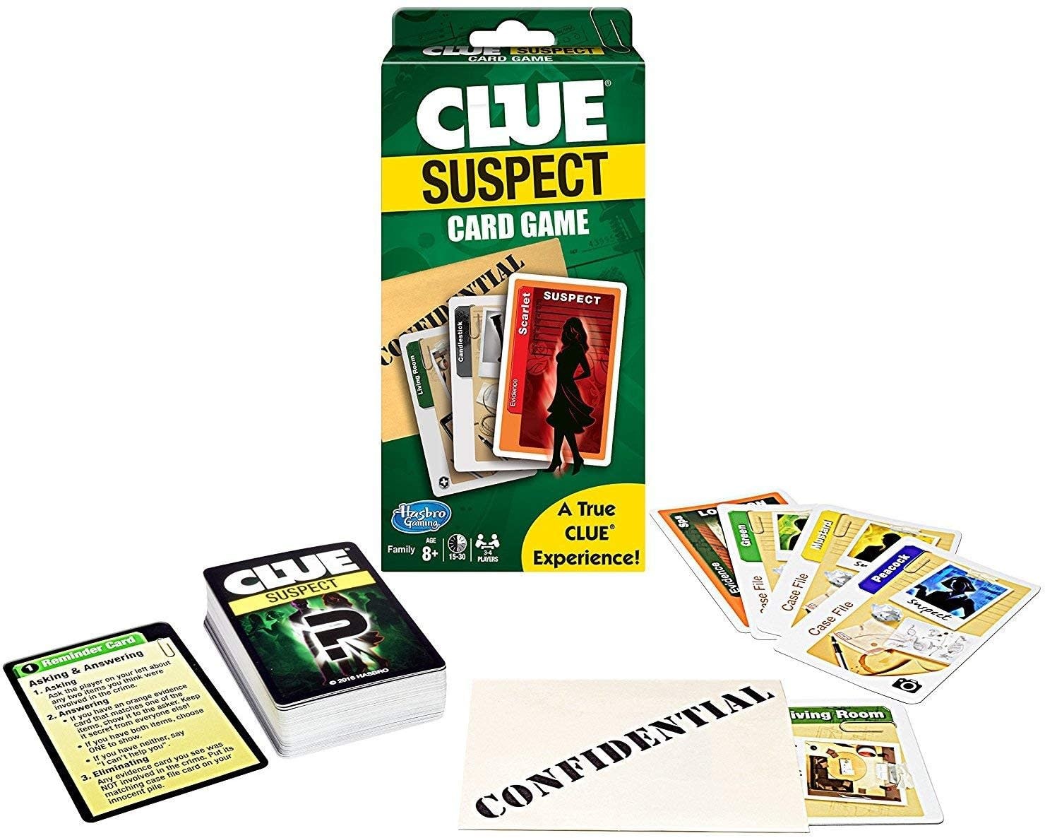 Clue Suspect Card Game Stage Nine Entertainment Store