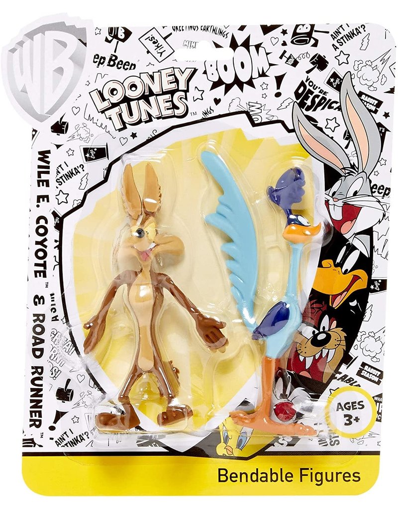 Wile. E Coyote & Road Runner Bendable Figures 4.5" - Stage Nine