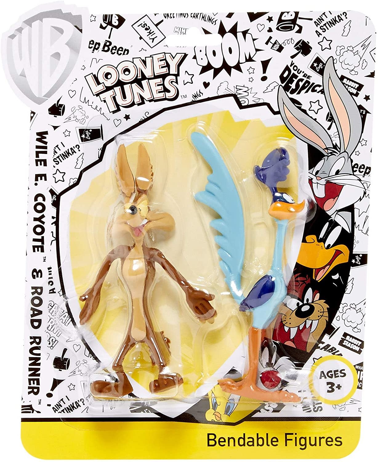 Wile. E Coyote & Road Runner Bendable Figures 4.5