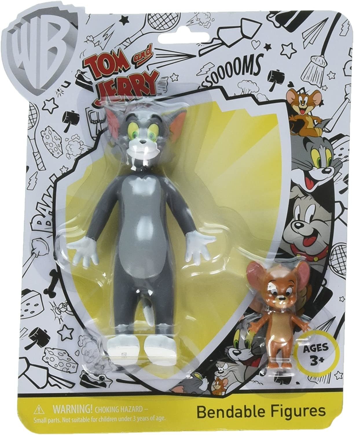 Tom & Jerry Bendable Figures 5" - Stage Nine Entertainment Store