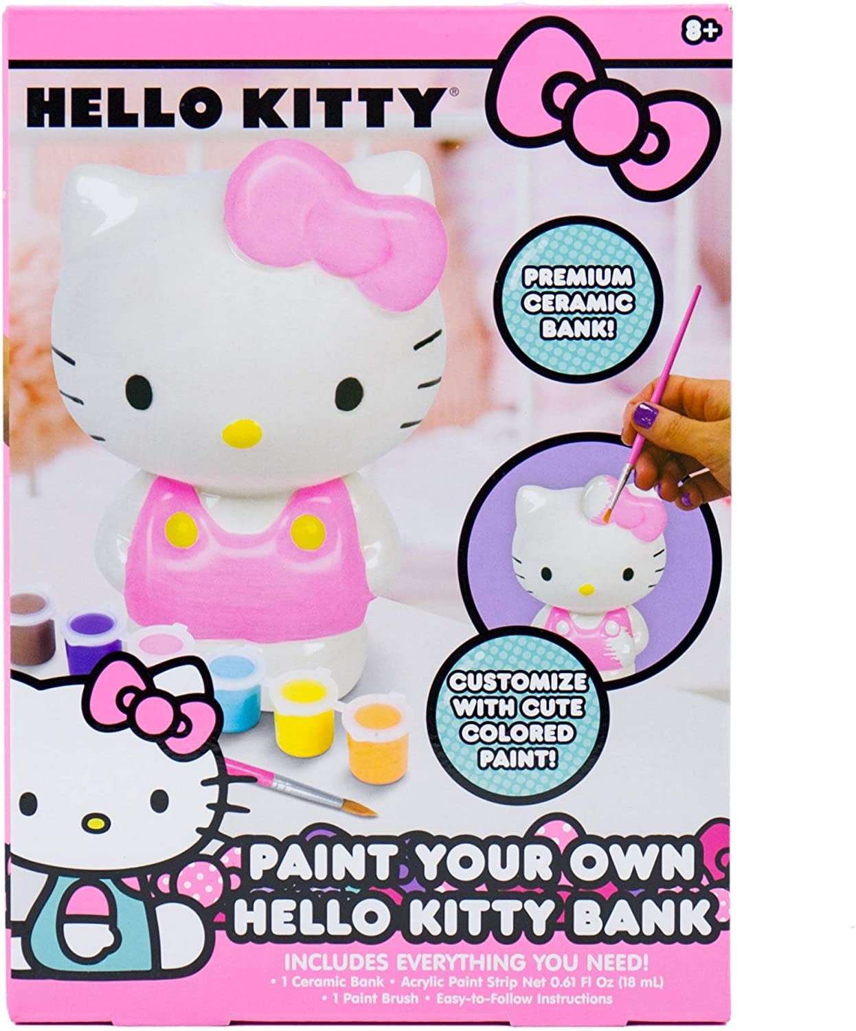 Hello Kitty Paint Your Own Bank Stage Nine Entertainment Store